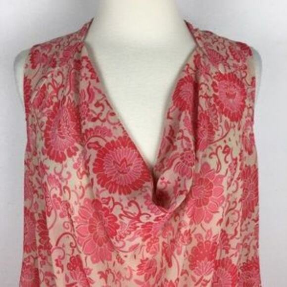 Cabi Vita Floral Draped Front Blouse size Small - Picture 3 of 6